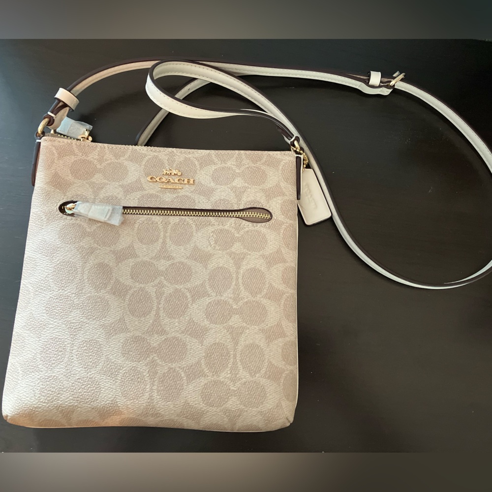 Coach Mini Rowan File Bag In Signature Canvas